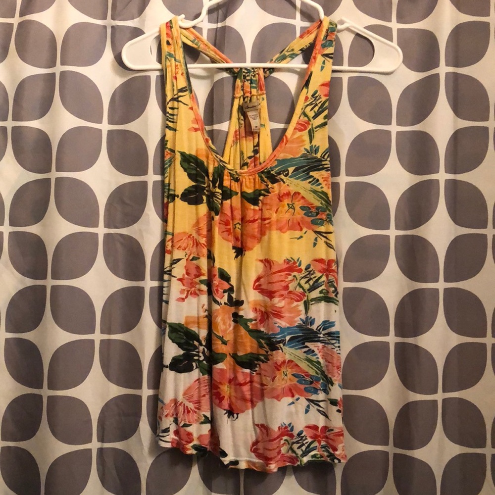American Rag medium flower tank top
